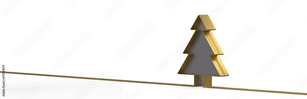 Minimalistic style christmas tree Minimalistic style christmas tree