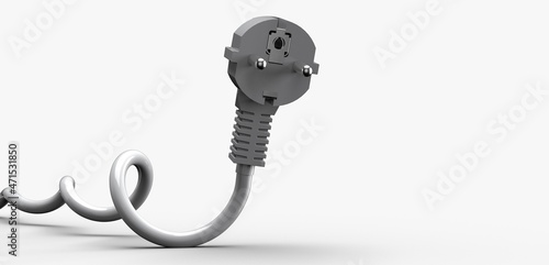 Electric plug isolated  mod...