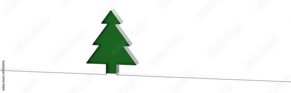 abstract christmas tree ribbon ball 3d rendering abstract christmas tree ribbon ball 3d rendering