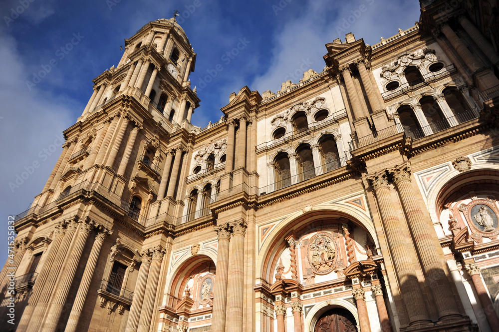 Santa Iglesia Catedral de la Encarnación. Catedral de Málaga Andalucía España. La manquita