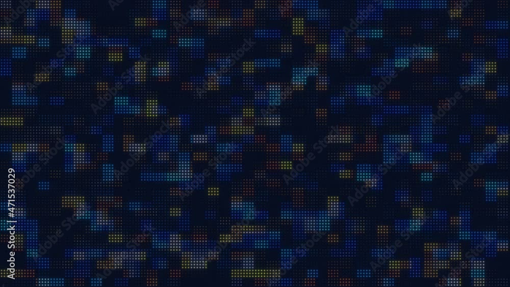 Abstract Colorful Binary Digital Code Looped Background. Abstract Colorful Binary Digital Code Looped Background.