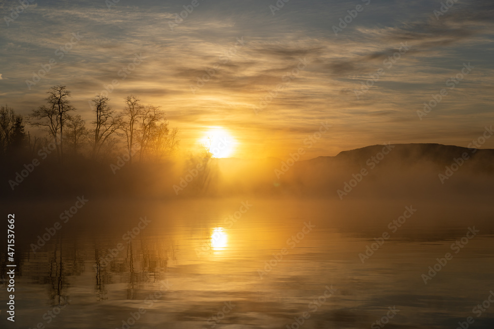 water sunrise
