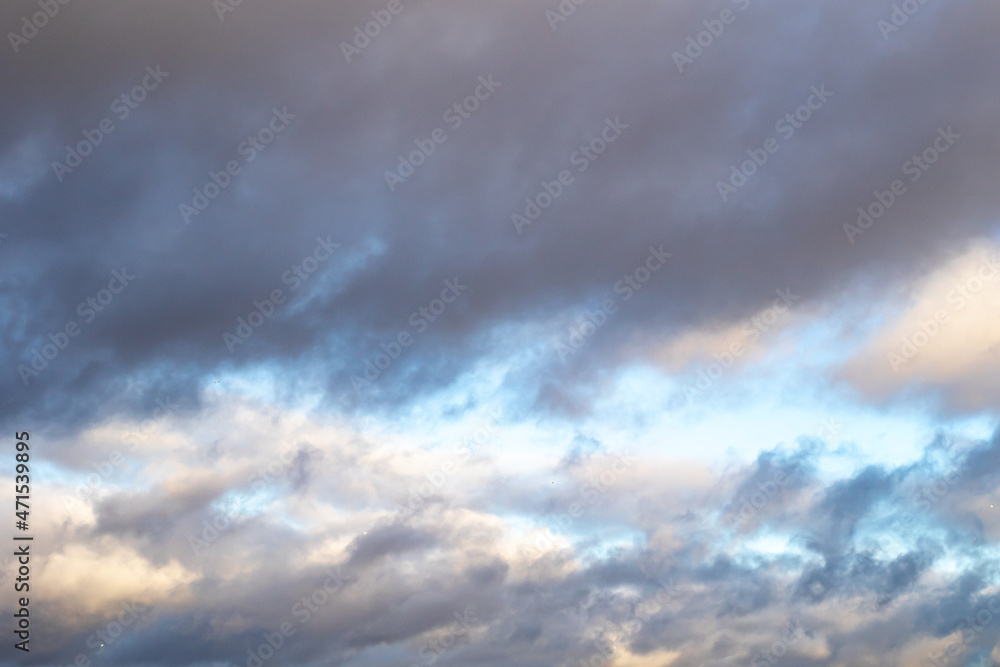 Fototapeta premium Sky with beautiful clouds for collage