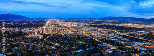 Downtown Salt Lake City at Dusk