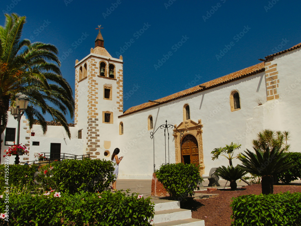 Iglesia de Santa Maria church in Betancuria historical village Fuerteventura