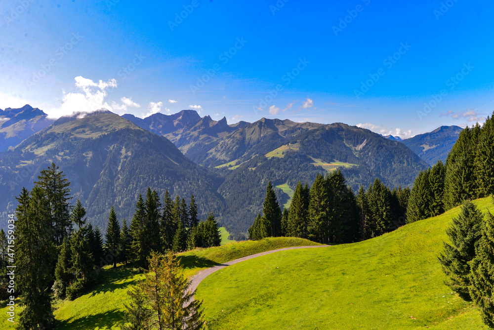 Diedamskopf-Schoppernau im österreichischen Bundesland Vorarlberg