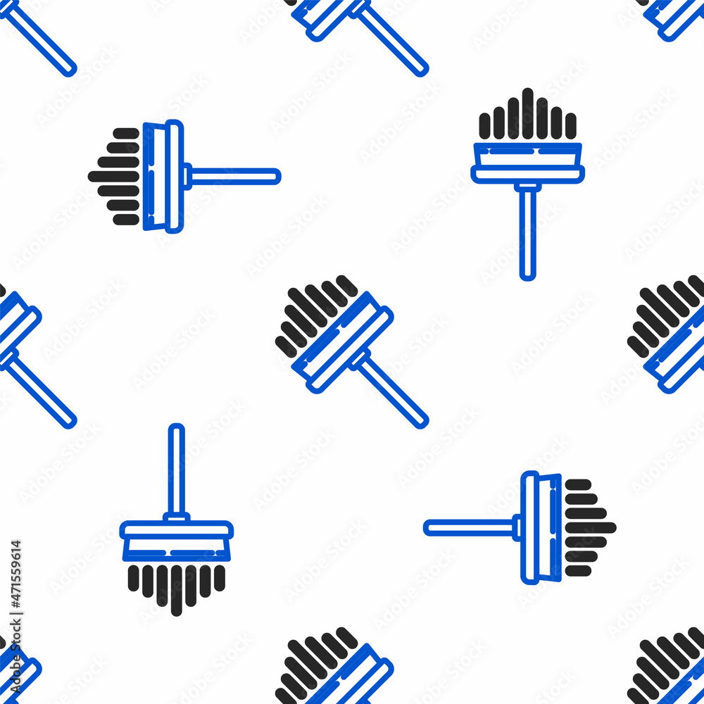 Line Cleaning service with of rubber cleaner for windows icon isolated seamless pattern on white background. Squeegee, scraper, wiper. Colorful outline concept. Vector Line Cleaning service with of rubber cleaner for windows icon isolated seamless pattern on white background. Squeegee, scraper, wiper. Colorful outline concept. Vector