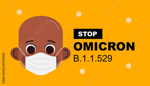 Omicron. B.1.1.529. Coronavirus Bacteria Cell, new strain, Covid-2019. No Infection and Stop Coronavirus Concepts. Dangerous Coronavirus Cell in South Africa. Deadly type of virus omicron.