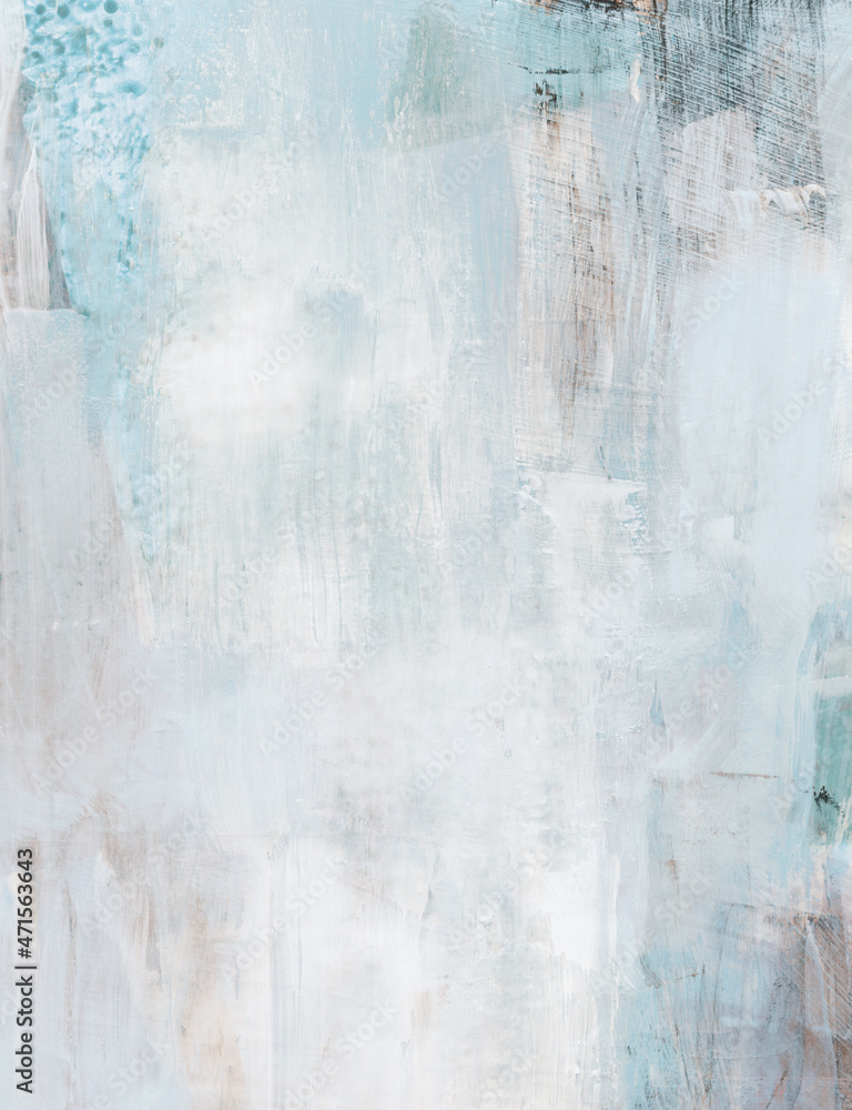 Abstract artwork. Versatile artistic image for creative design projects: posters, banners, cards, websites, books and wallpapers. Oil on cardboard. Pastel background.