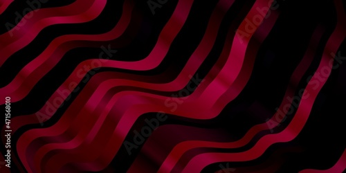 Dark Pink vector template with wry lines.