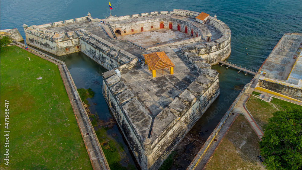 Fuerte de San Fernando, ubicado en la isla de Tierra Bomba, en la Zona Insular de Cartagena.