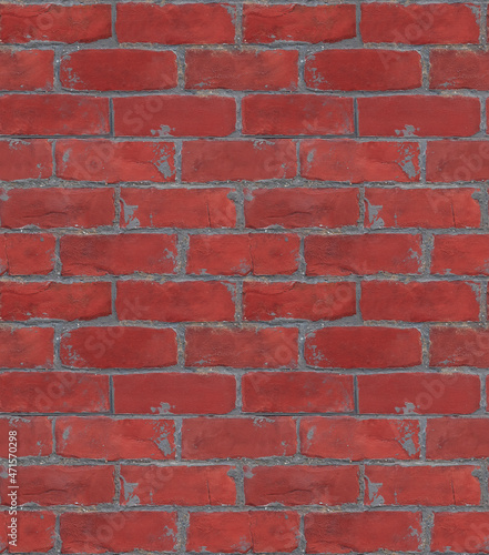 seamless texture of the old brick wall