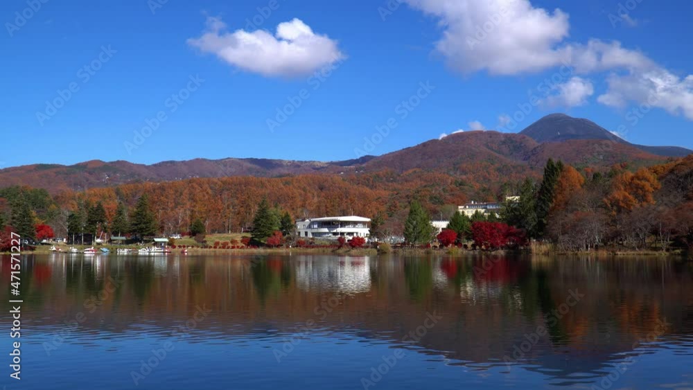 秋の蓼科湖