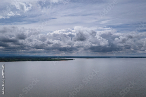 Cloudscape over Goczalkowice Reservoir in Silesian Province of Poland