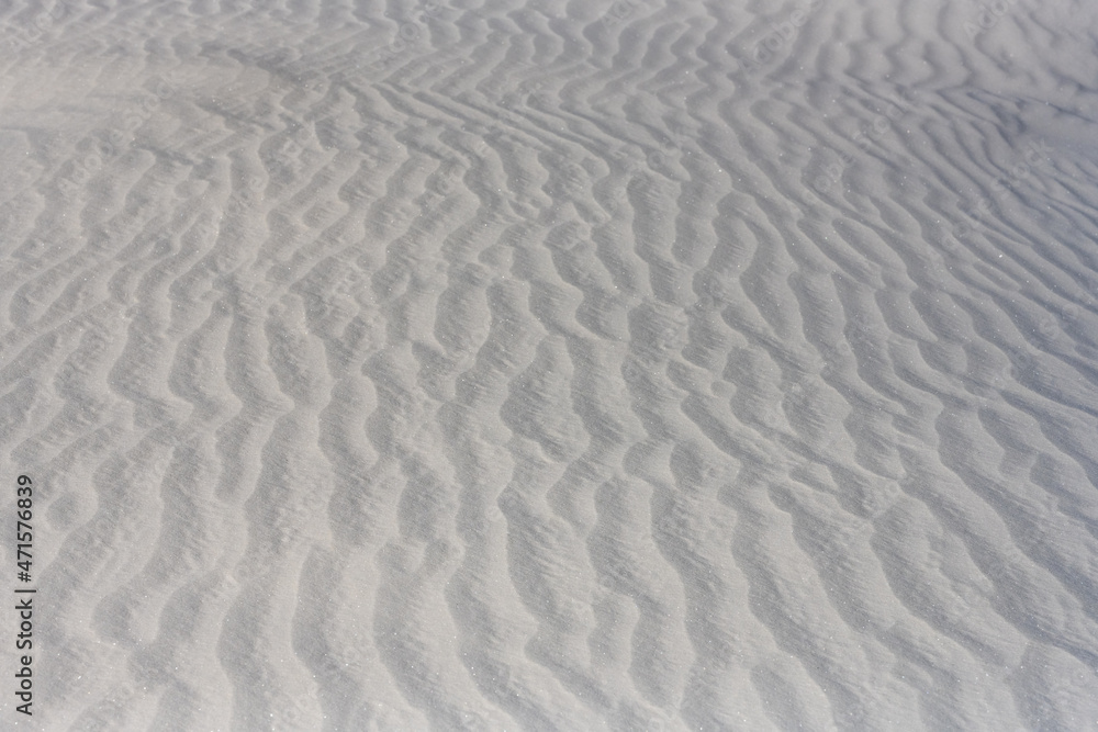 Texture of White Sand Dunes Texture of White Sand Dunes