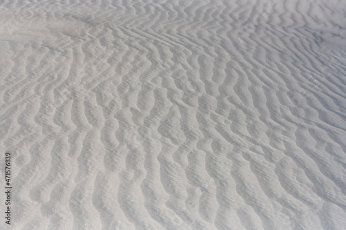 Texture of White Sand Dunes