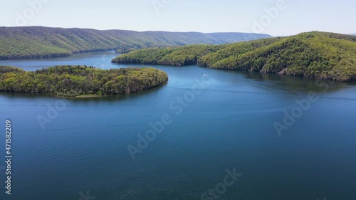 lake and mountains Beautiful Hawns Overlook, Raystown Lake PA
