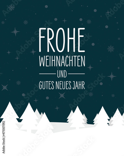 Frohe Weihnachten und gutes neues Jahr