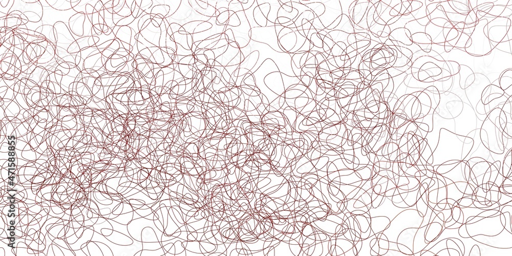 Fototapeta premium Light brown vector texture with memphis shapes.