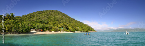 Karibikinsel Green Island