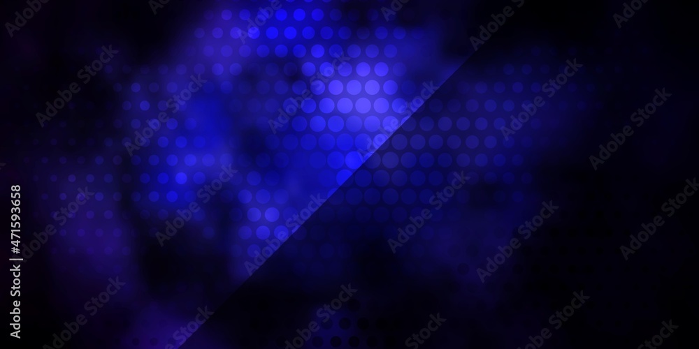 Obraz premium Dark Pink, Blue vector backdrop with circles.