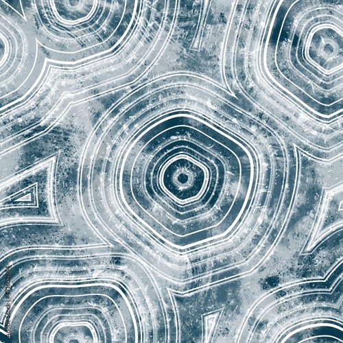 Seamless navy blue and white abstract grungy seamless surface pattern design for print. High quality illustration. Texture for background or textile or fabric or wallpaper or interior design.