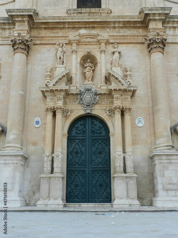Ragusa, Sicily, Cathedral of San Giovanni, Main Entrance