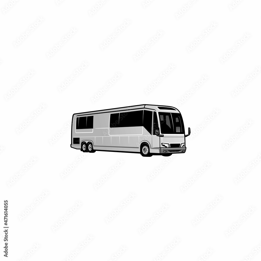 bus, transprtation, motor home illustration vector bus, transprtation, motor home illustration vector