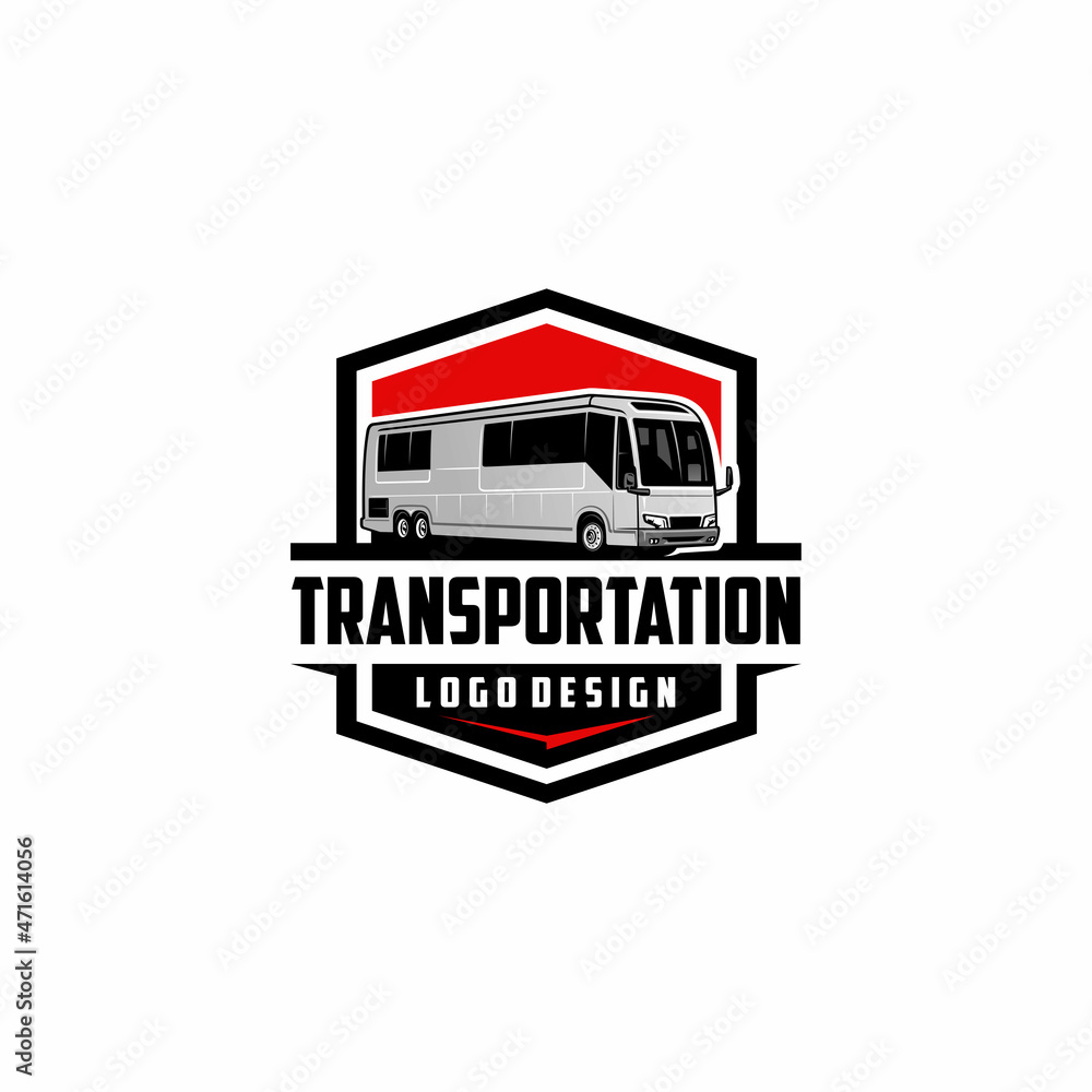 bus, public transportation, motor home logo design bus, public transportation, motor home logo design