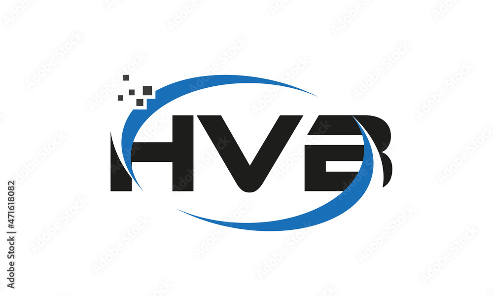 dots or points letter HVB technology logo designs concept vector Template Element dots or points letter HVB technology logo designs concept vector Template Element