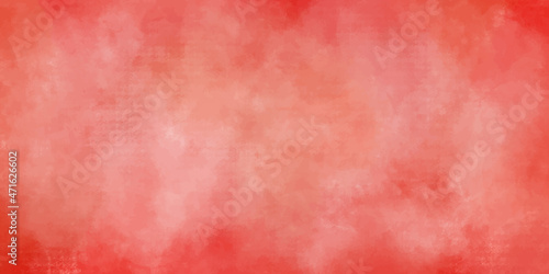 Soft red watercolor background for your banner, poster, invitation, business card concept vector. Red watercolor background illustration vector.