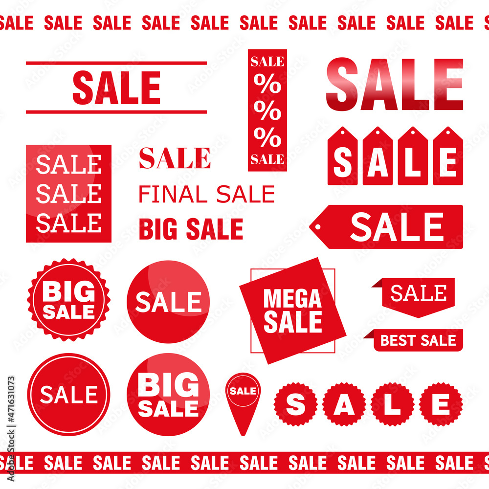 Big sale, best price, discount banners. Set of promotional badges and sale tags. Big sale, best price, discount banners. Set of promotional badges and sale tags.