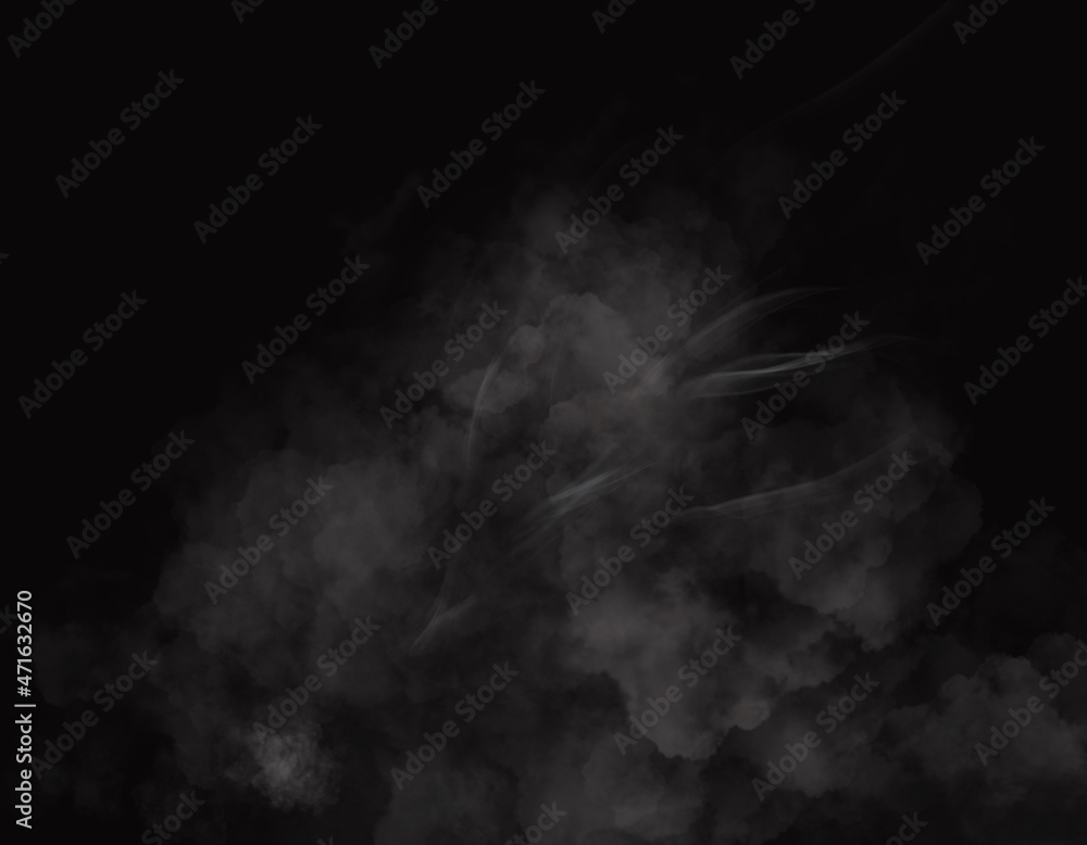 smoke spreading on dark background ep05