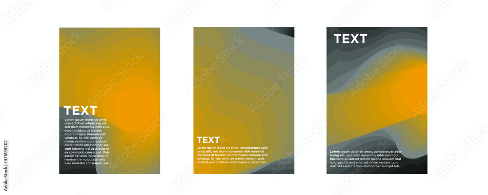 Obraz premium black yellow background. yellow black fluid background illustration. modern black yellow background. perfect for printed materials, banners, promotional media, flyers, book covers and more