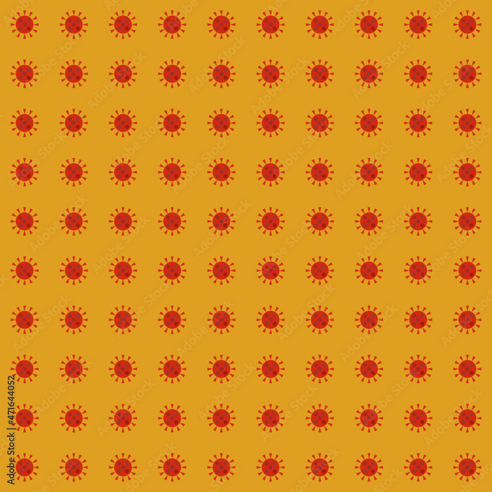 Corona virus seamless pattern Corona virus seamless pattern
