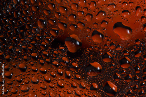 Water droplets as background