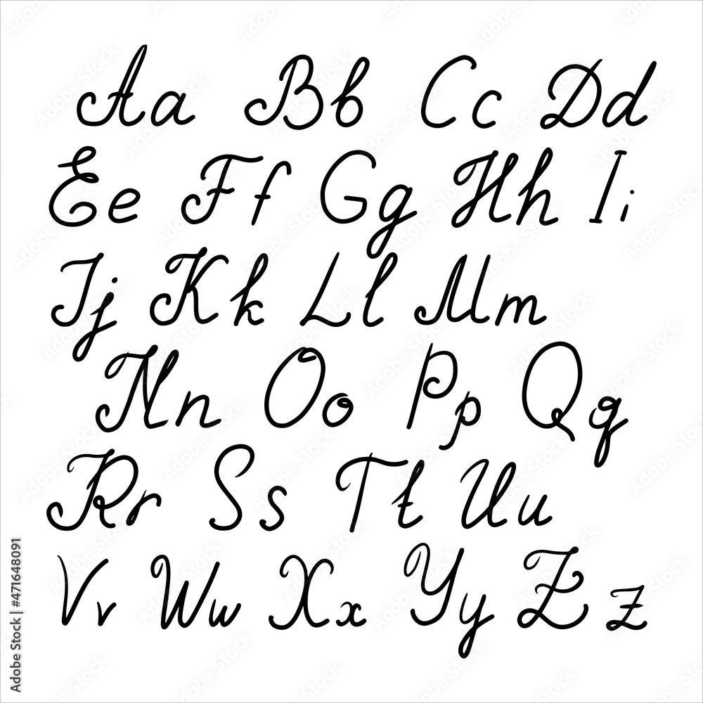 English alphabet. Vector (2) English alphabet. Vector (2)
