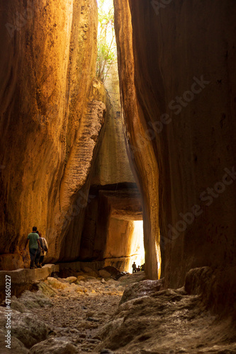 Fotografie Historical Titus Vespanianus Tunnel in Antakya, Turkey
