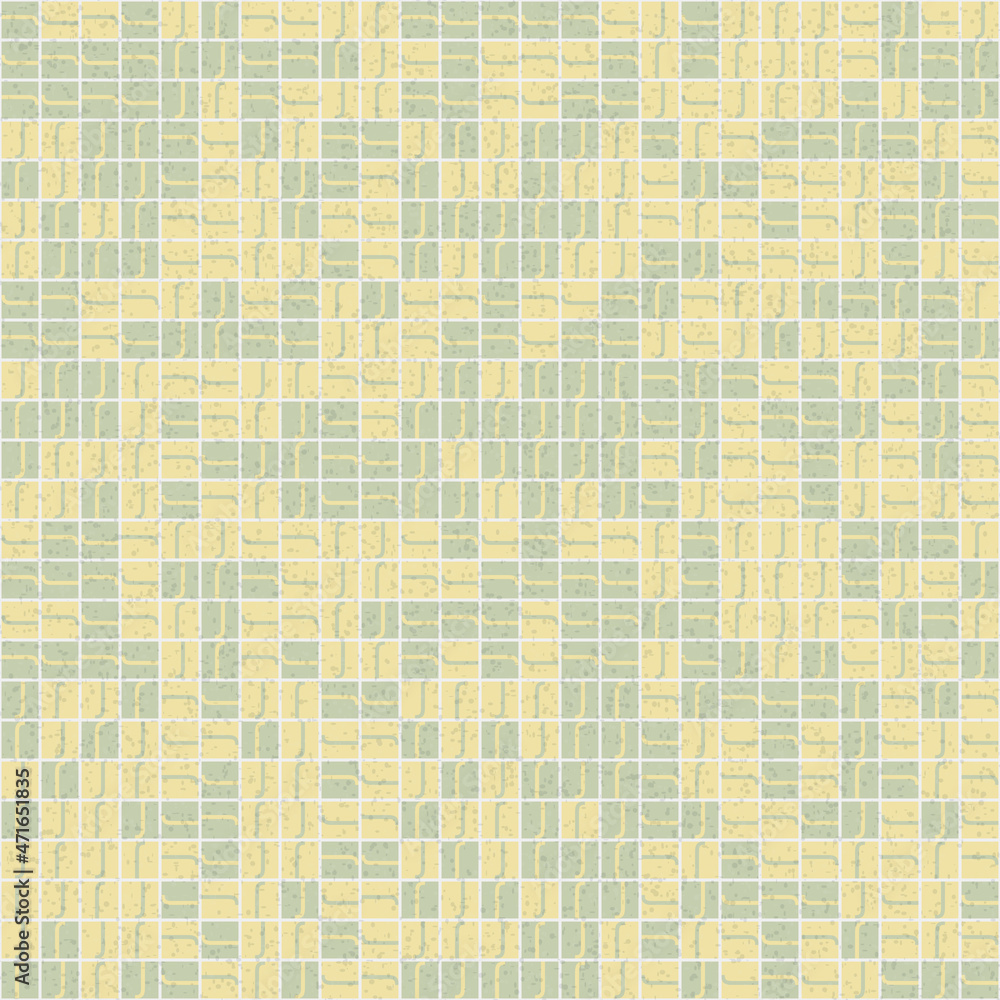 Fototapeta premium Abstract Geometric Pattern generative computational art illustration