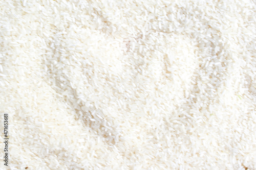 jasmine rice grain white rice grain background drawing heart