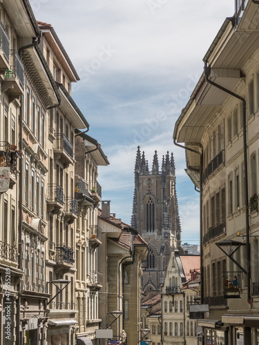 Ruelle de Fribourg en Suisse