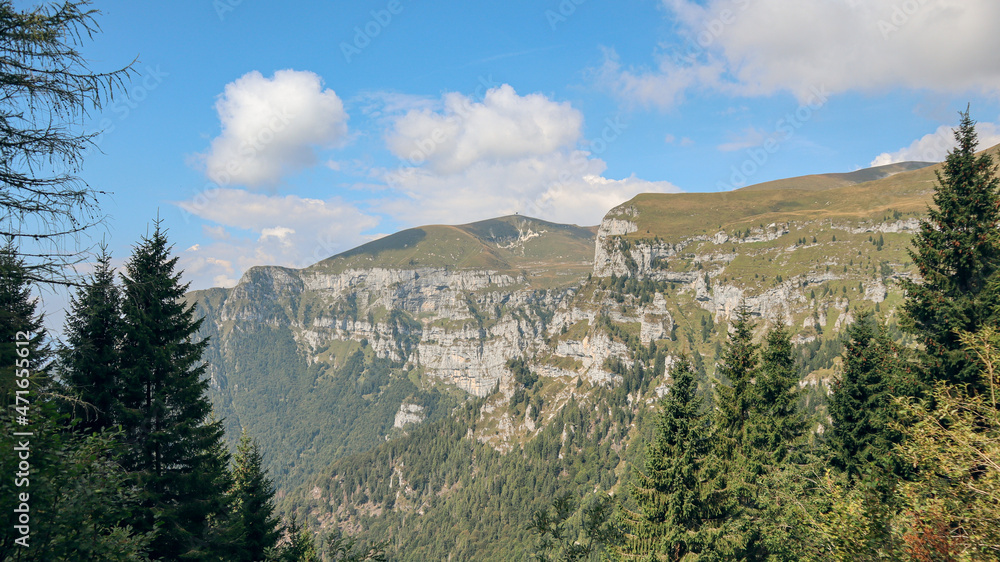 Alpi Feltrine mountains. South-Eastern Alps. Italy