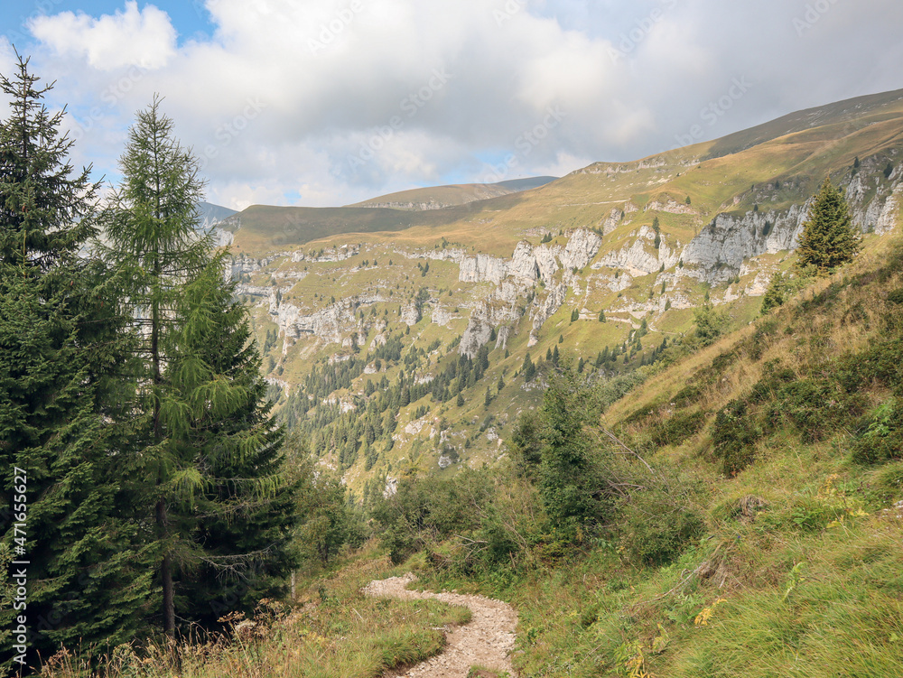 Naklejka premium Alpi Feltrine mountains. South-Eastern Alps. Italy