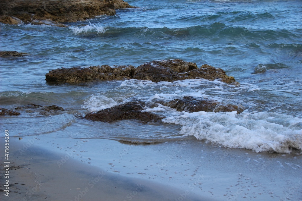 Italy, Lecce: The Adriatic Sea of Salento in Otranto. Italy, Lecce: The Adriatic Sea of Salento in Otranto.