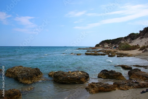 Italy, Lecce: The Adriatic Sea of Salento in Otranto.