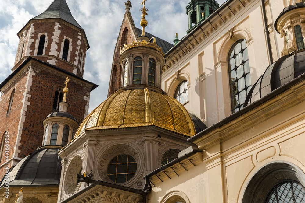 Obraz premium Sigismund's Chapel at the Wawel Castle in Krakow. Poland.