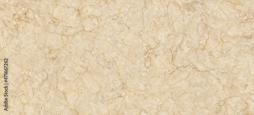 Marble with natural pattern. Beige marble stone wall texture