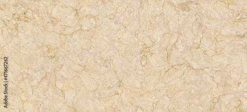 Marble with natural pattern. Beige marble stone wall texture