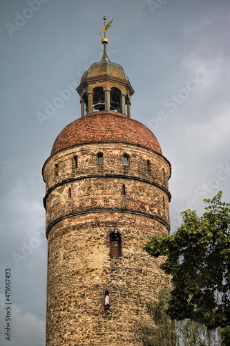 görlitz, deutschland - nikolaiturm in der altstadt photo