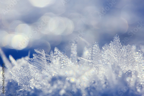 abstract winter background hoarfrost frost ice snow seasonal © kichigin19